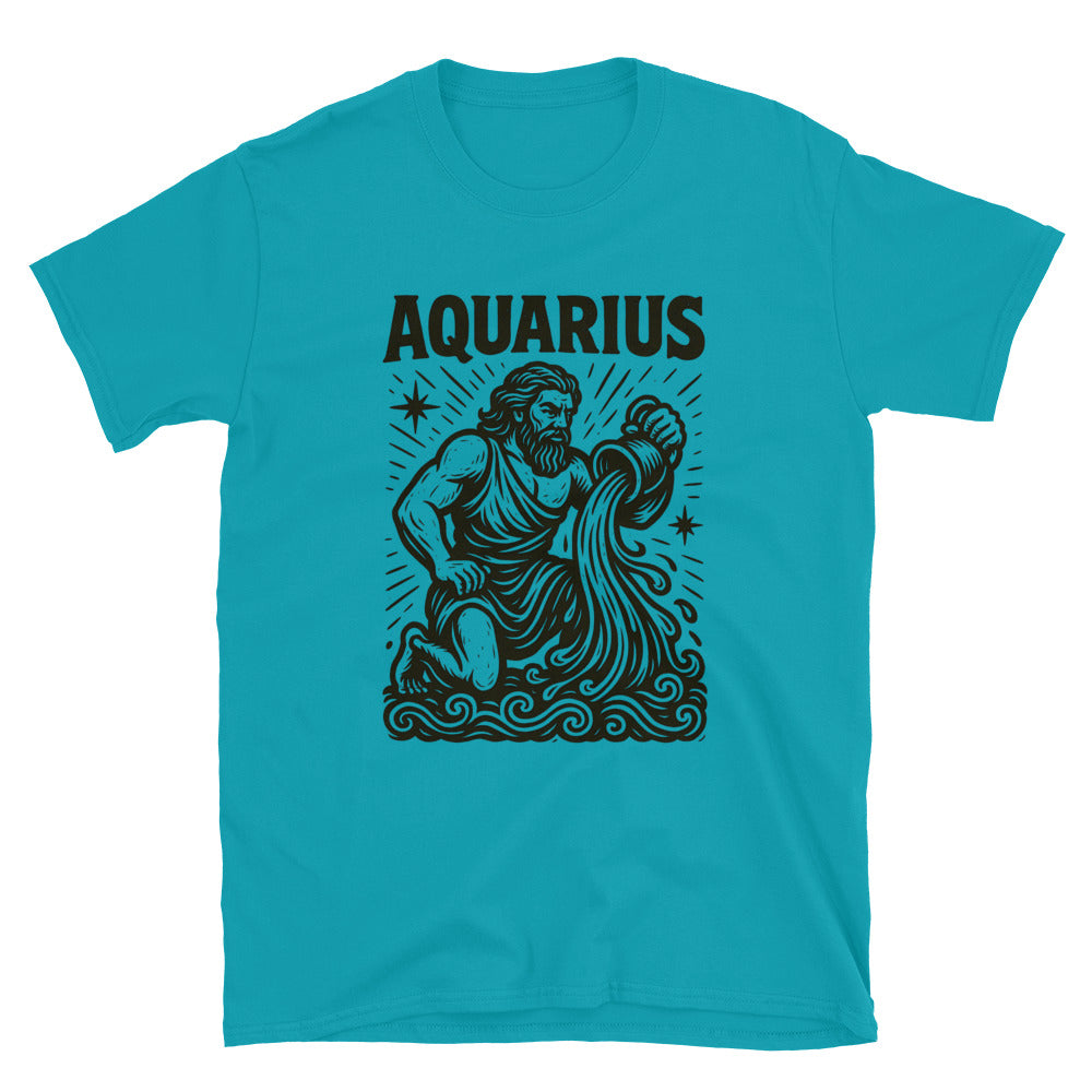 Aquarius Zodiac Art T-Shirt Hoodie, Sweatshirt | CiraTrend.com (Image 3)