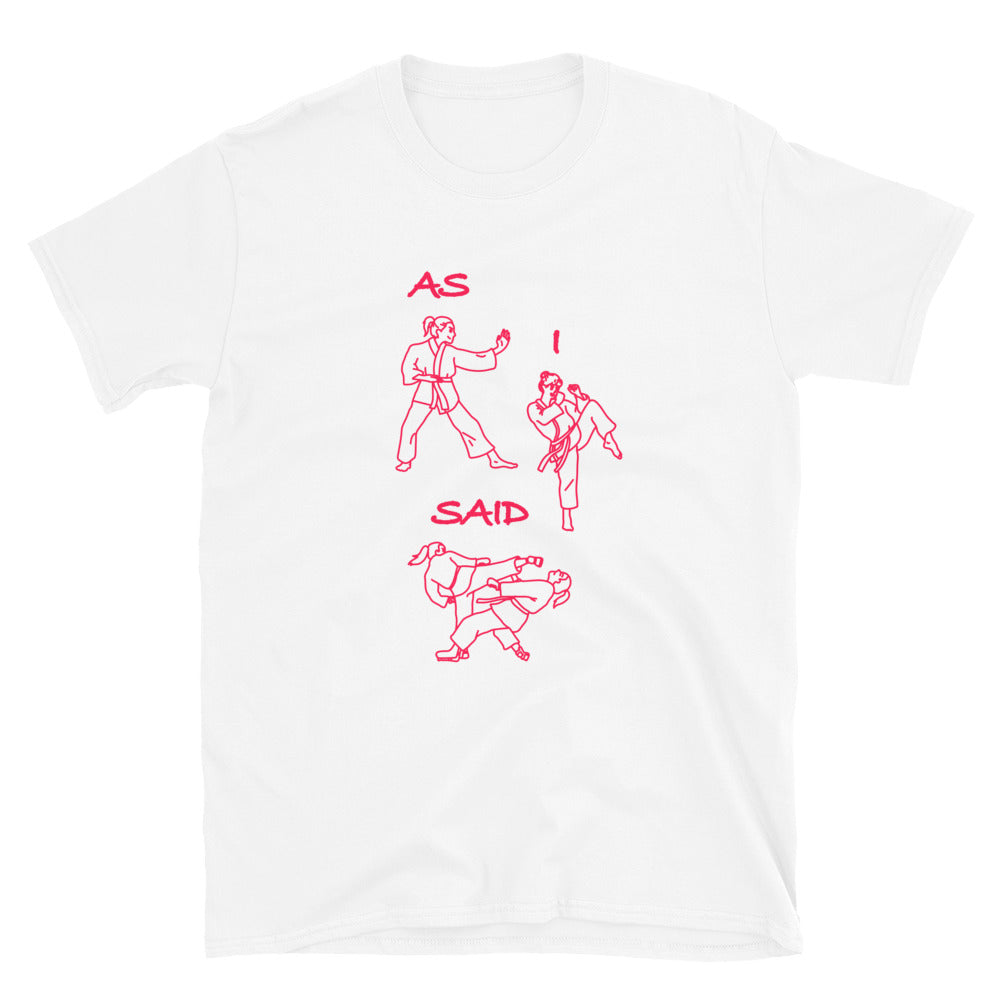 As I Said Karate Version T-Shirt Hoodie, Sweatshirt | CiraTrend.com (Image 3)