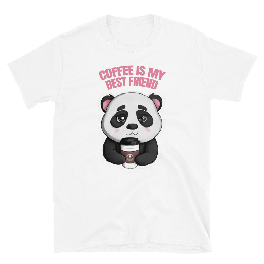 Coffee Is My Best Friend Panda T-Shirt Hoodie, Sweatshirt | CiraTrend.com (Image 1)