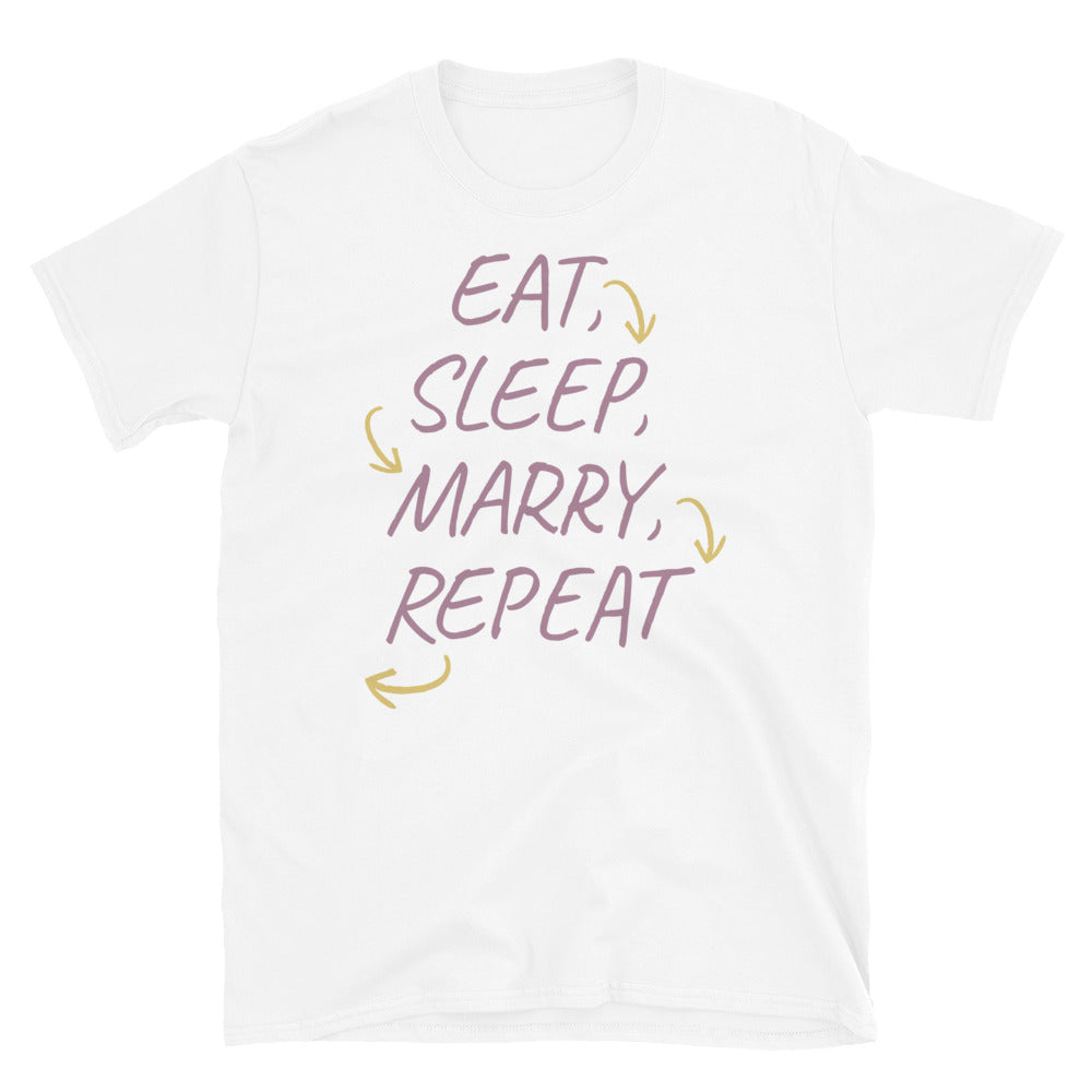 Eat, Sleep, Marry, Repeat T-Shirt Hoodie, Sweatshirt | CiraTrend.com (Image 1)