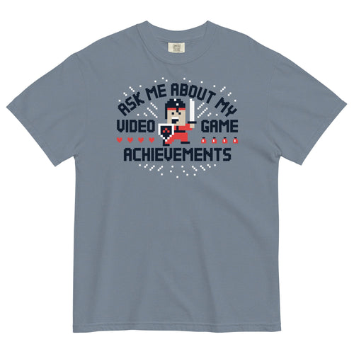 Ask Me About My Video Game Achievements Men's Relaxed Fit Tee