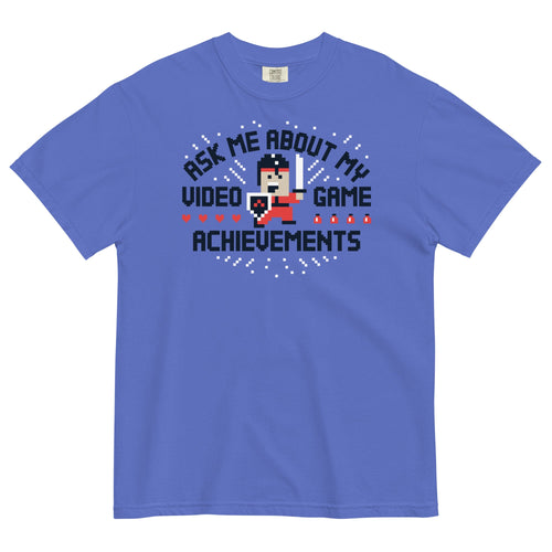 Ask Me About My Video Game Achievements Men's Relaxed Fit Tee