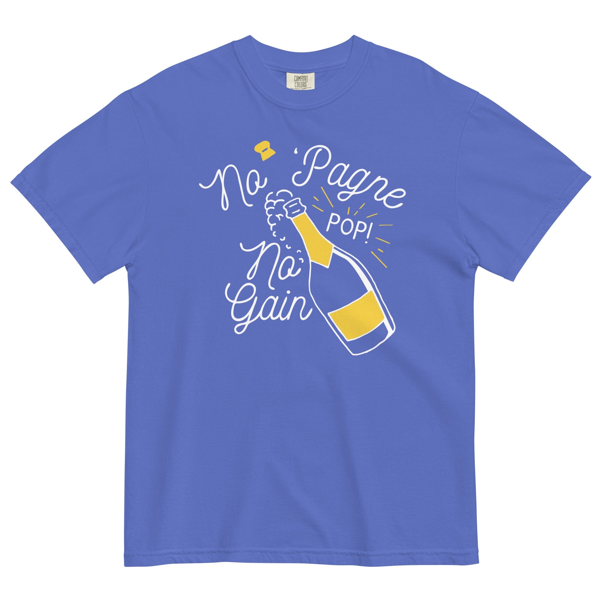 No 'Pagne No Gain Men's Relaxed Fit Tee