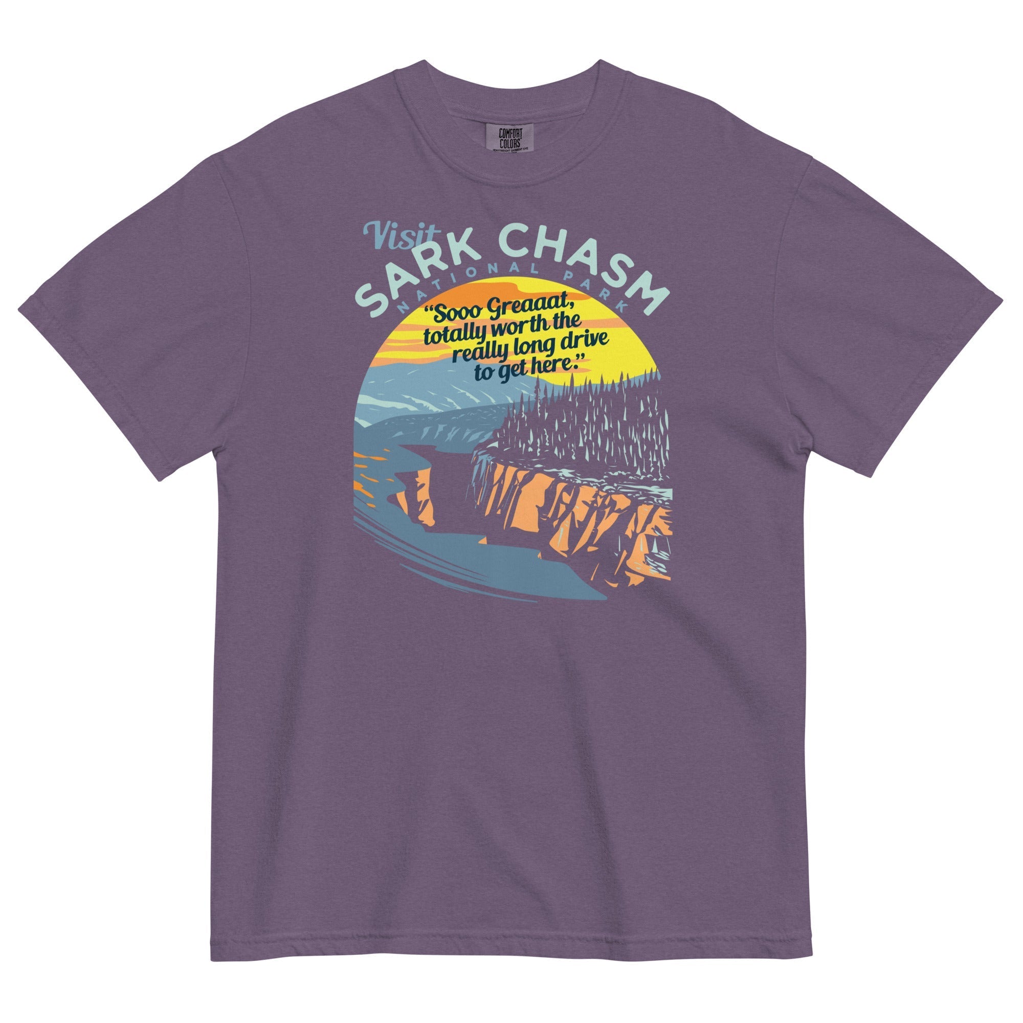 Visit Sark Chasm Men's Relaxed Fit Tee