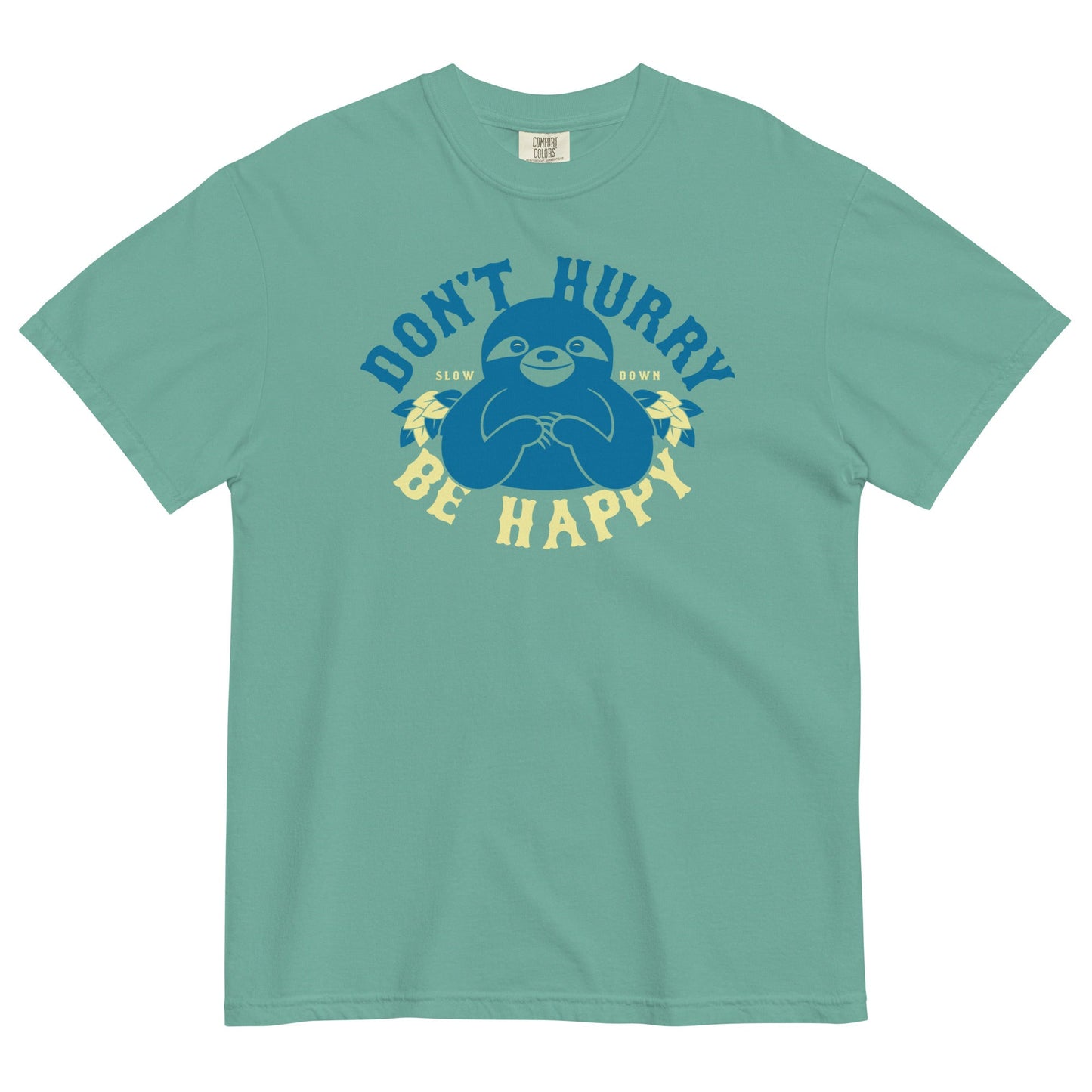 Don't Hurry Be Happy Men's Relaxed Fit Tee