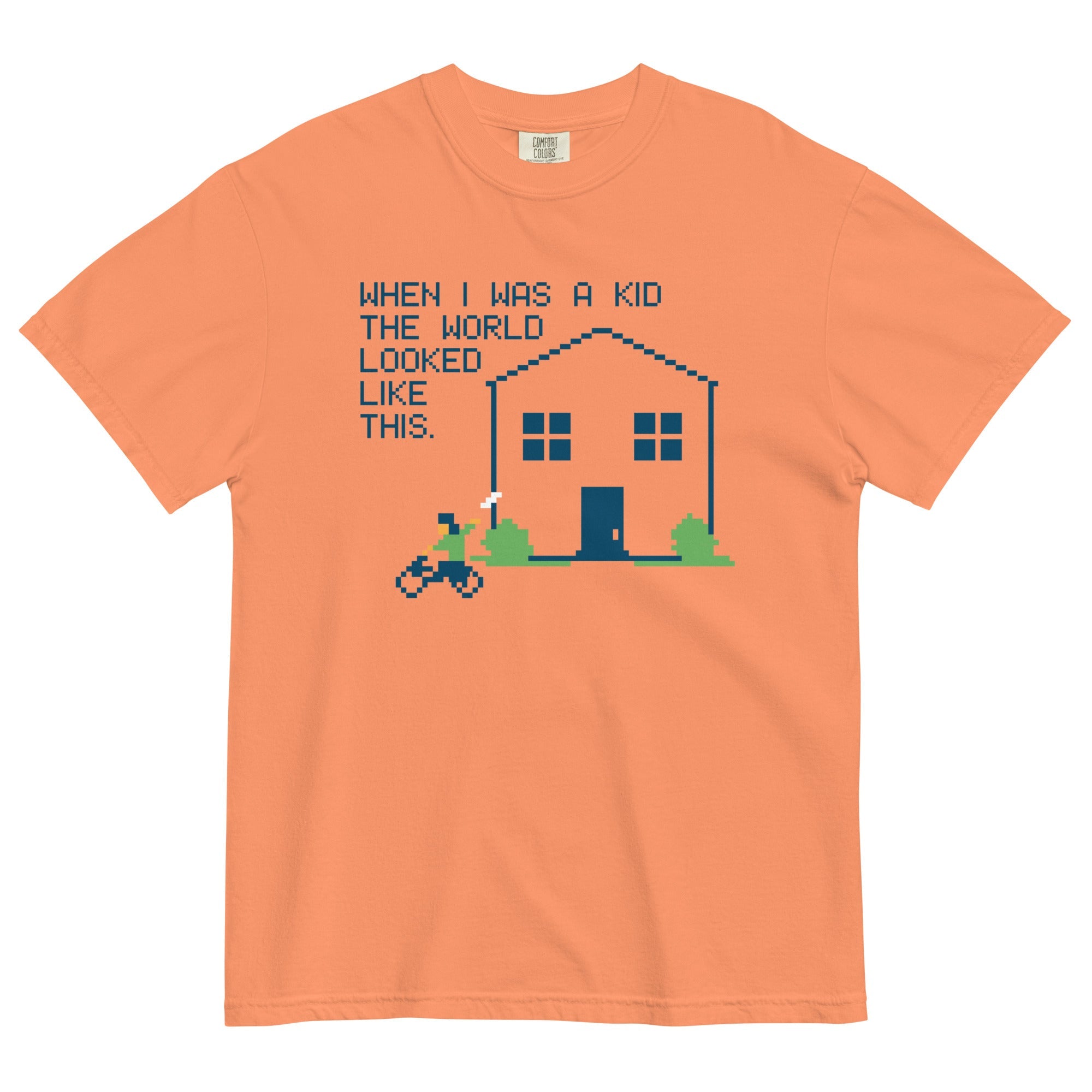 When I Was A Kid The World Men's Relaxed Fit Tee
