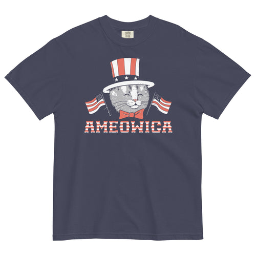 Ameowica Men's Relaxed Fit Tee