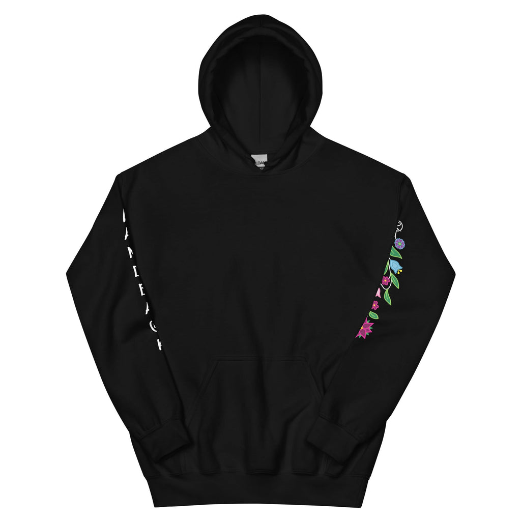 #LandBack Premium Ojibwe Floral Hoodie