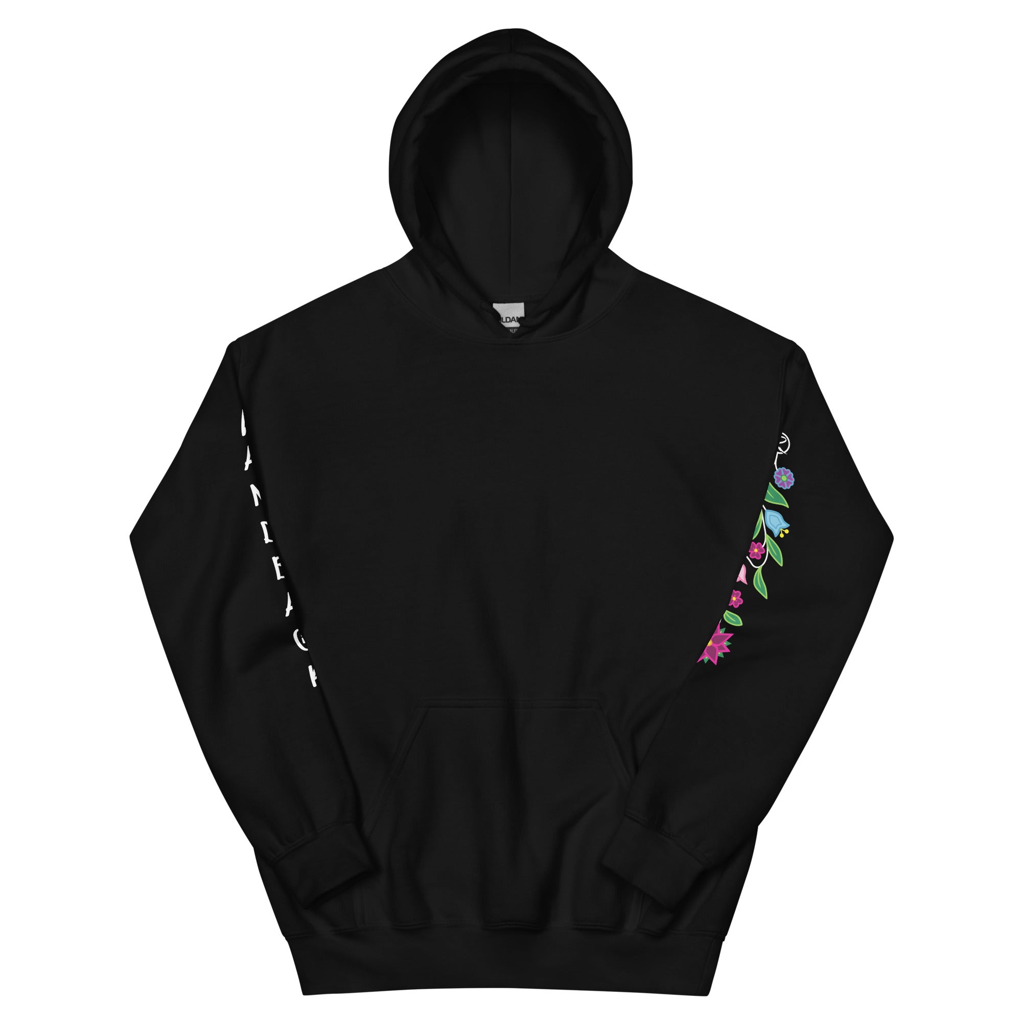 #LandBack Premium Ojibwe Floral Hoodie