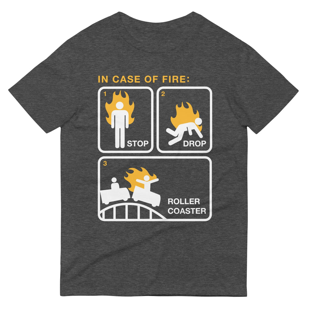 Stop Drop Roller Coaster Men's Signature Tee