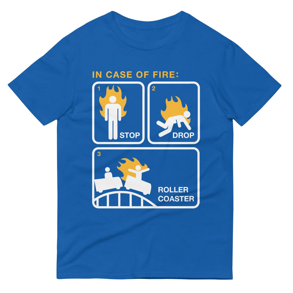 Stop Drop Roller Coaster Men's Signature Tee