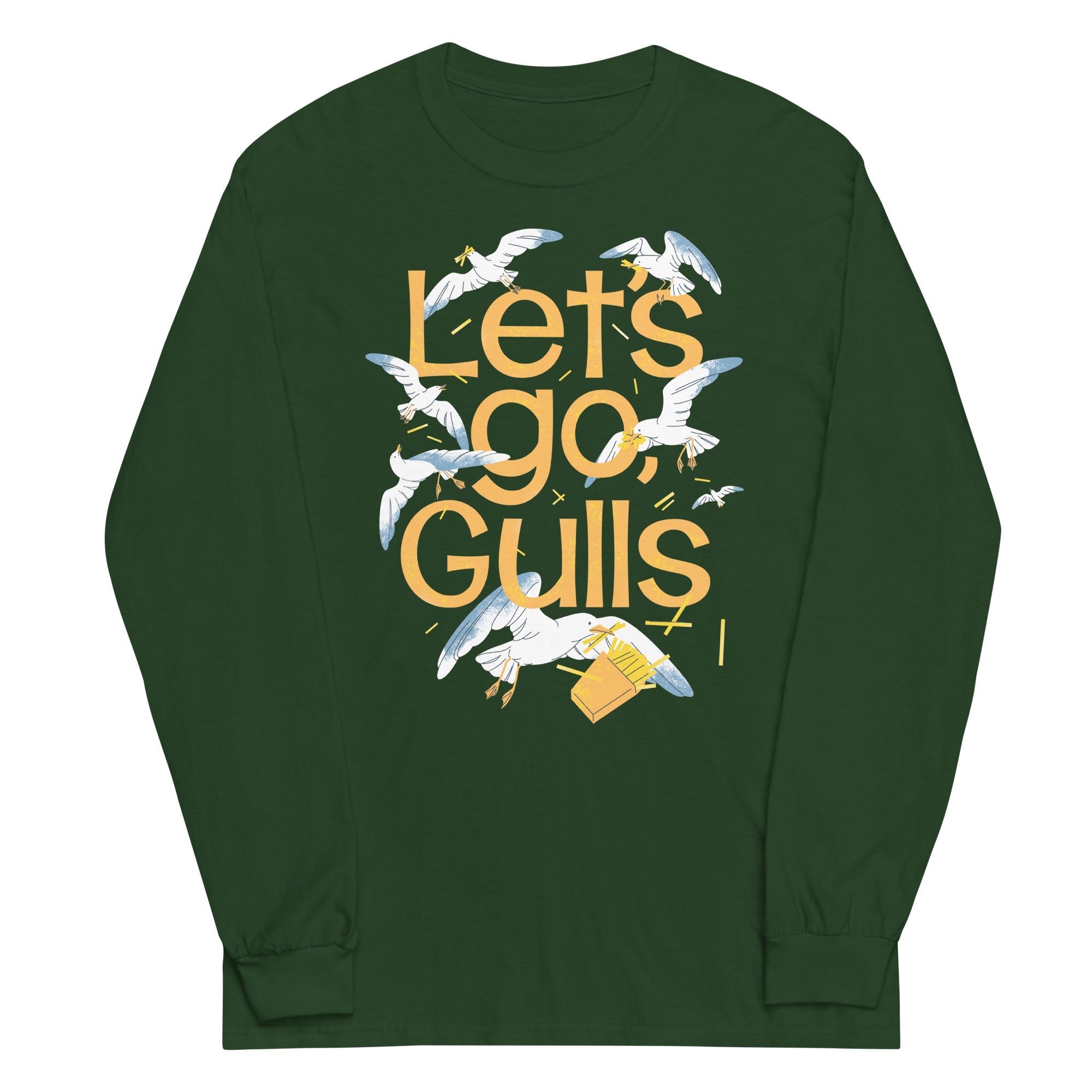 Let's Go, Gulls Unisex Long Sleeve Tee