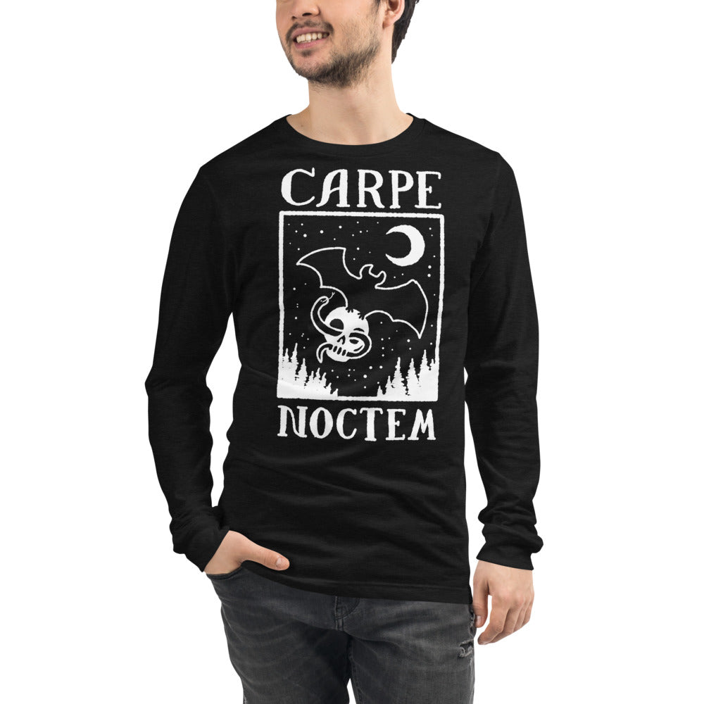Carpe Noctem Long Sleeve Tee Hoodie, Sweatshirt | CiraTrend.com (Image 2)