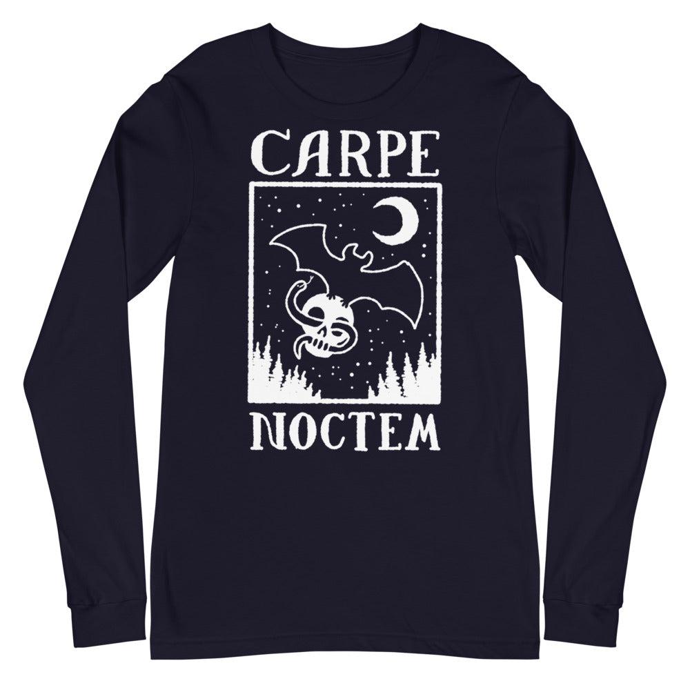 Carpe Noctem Long Sleeve Tee Hoodie, Sweatshirt | CiraTrend.com (Image 3)