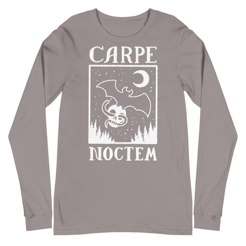 Carpe Noctem Long Sleeve Tee Hoodie, Sweatshirt | CiraTrend.com (Image 5)