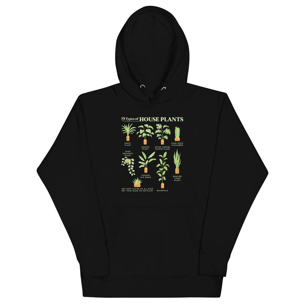 Types Of House Plants Unisex Hoodie