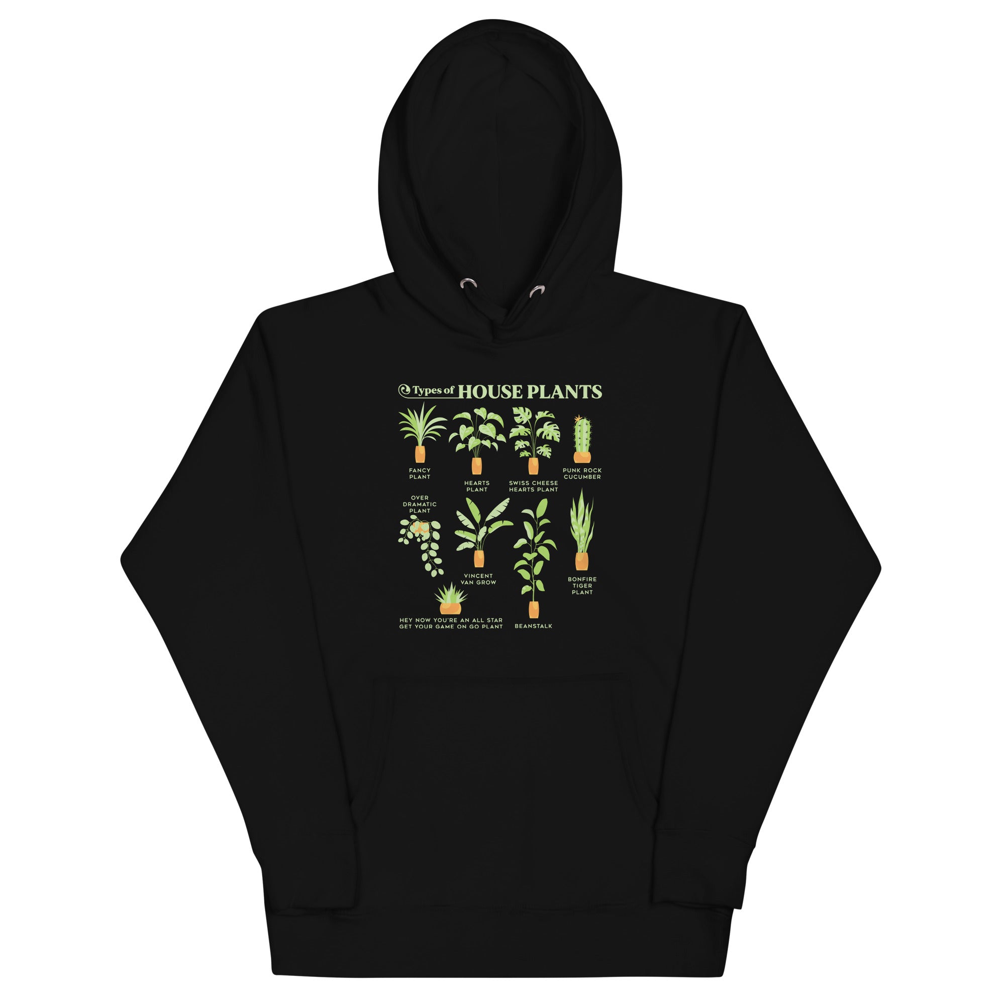 Types Of House Plants Unisex Hoodie