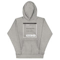 Error, Adult Person Failed To Start Unisex Hoodie