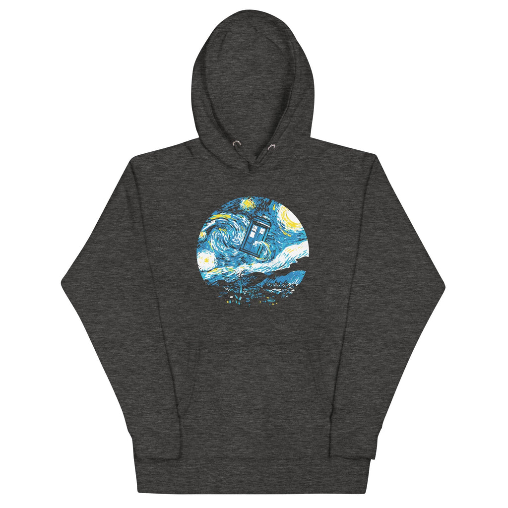 Starry Night Police Box Unisex Hoodie