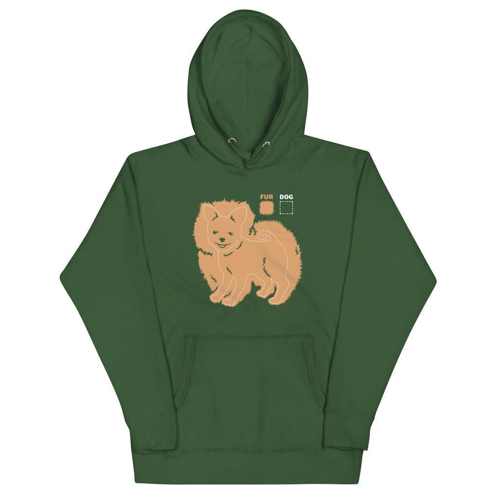 Dog vs Fur Pomeranian Unisex Hoodie