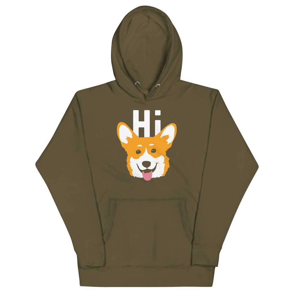 Hi Corgi Unisex Hoodie