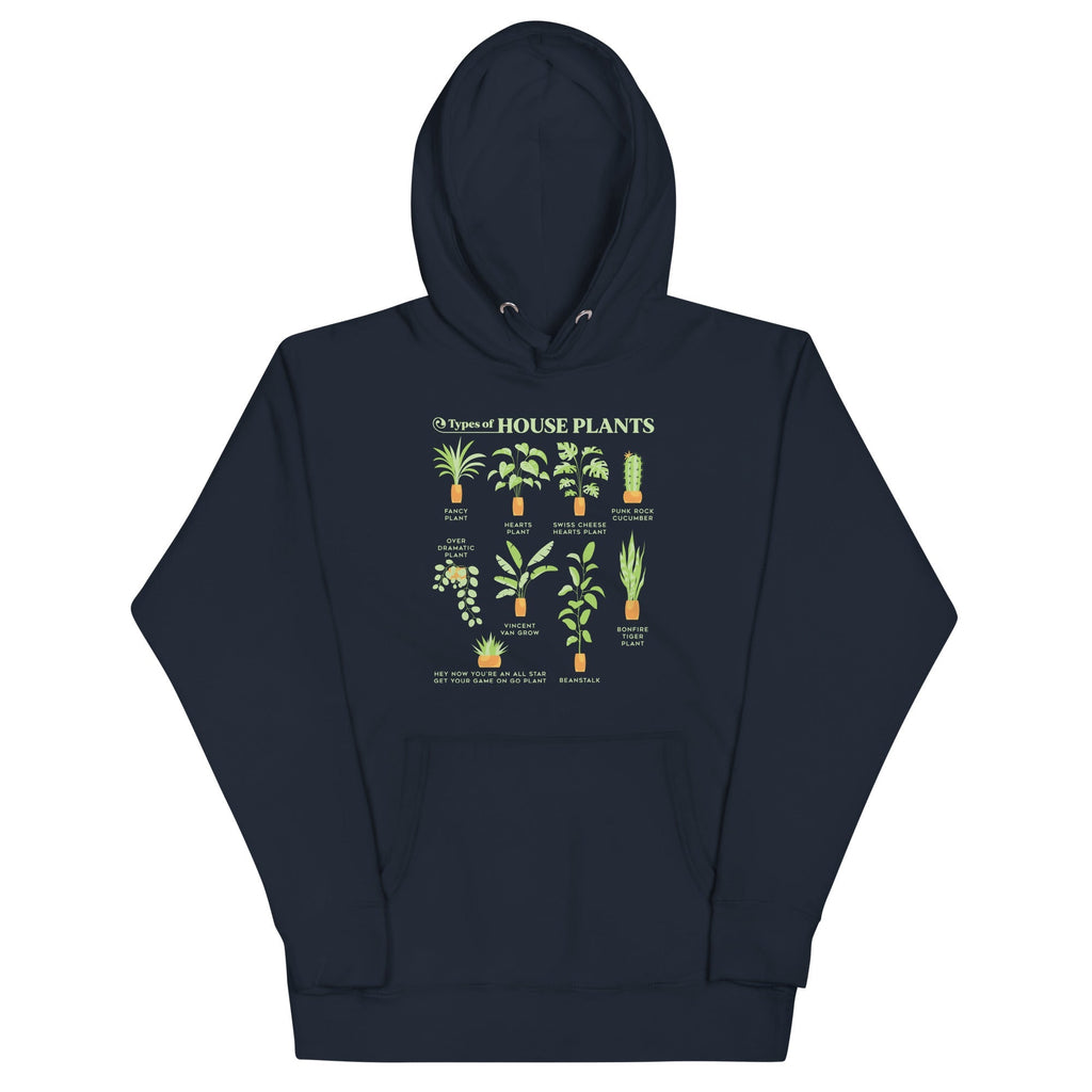 Types Of House Plants Unisex Hoodie