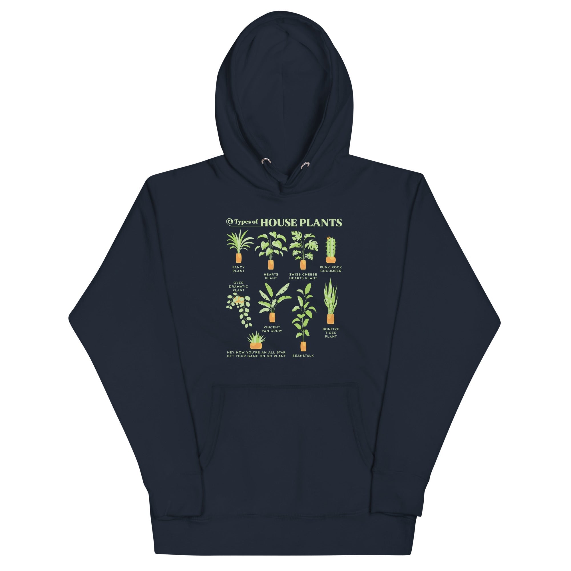 Types Of House Plants Unisex Hoodie