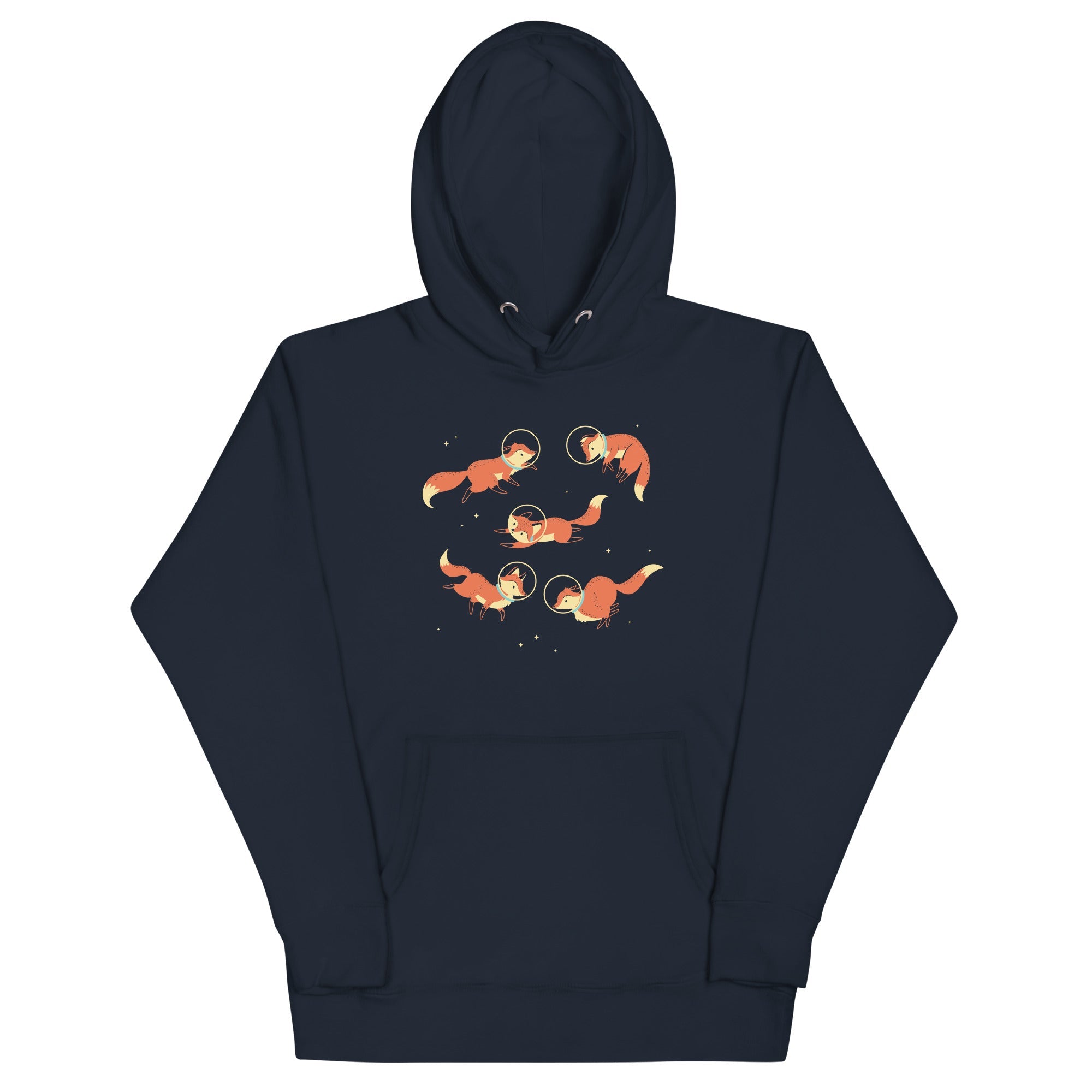 Foxes In Space Unisex Hoodie