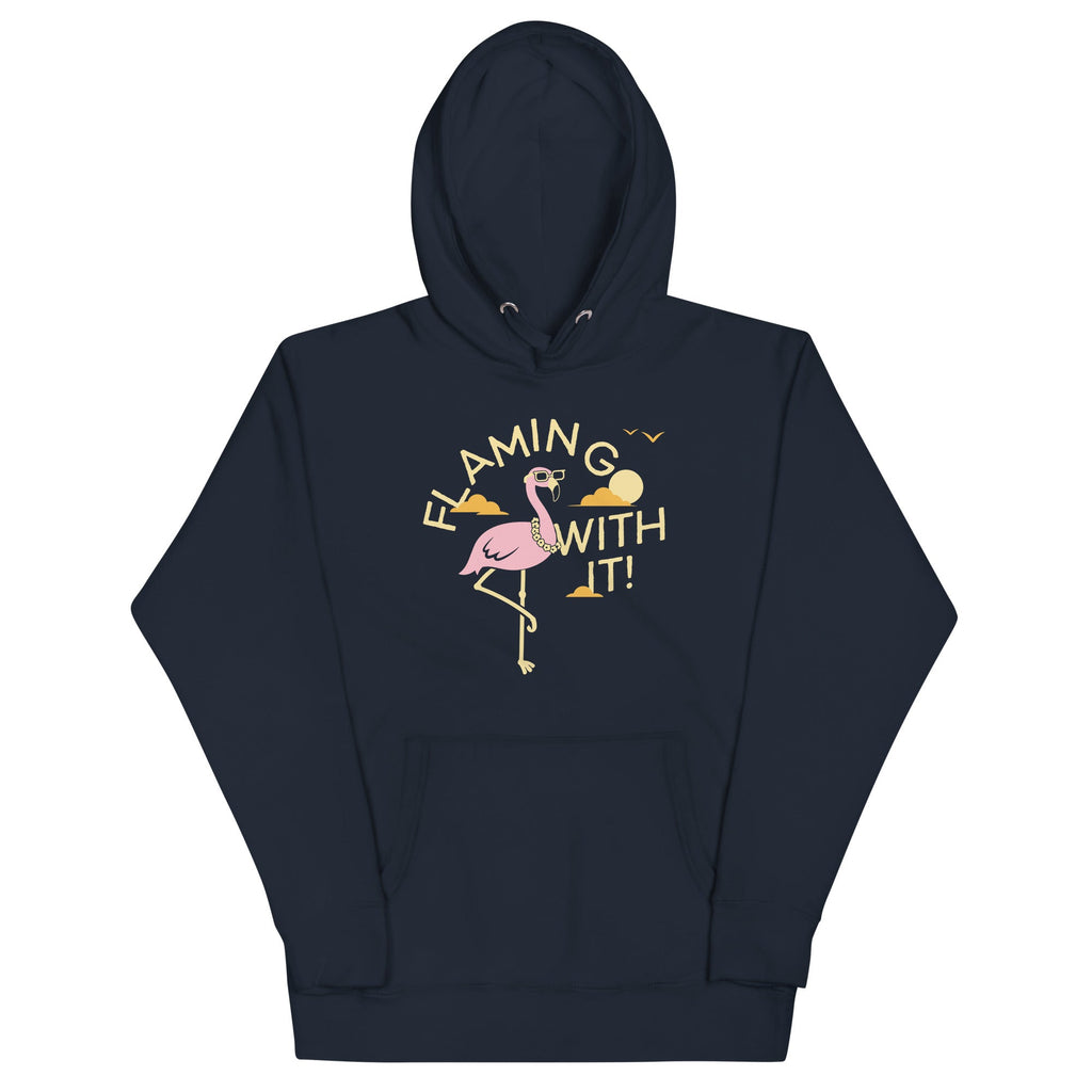 Flamingo With It Unisex Hoodie