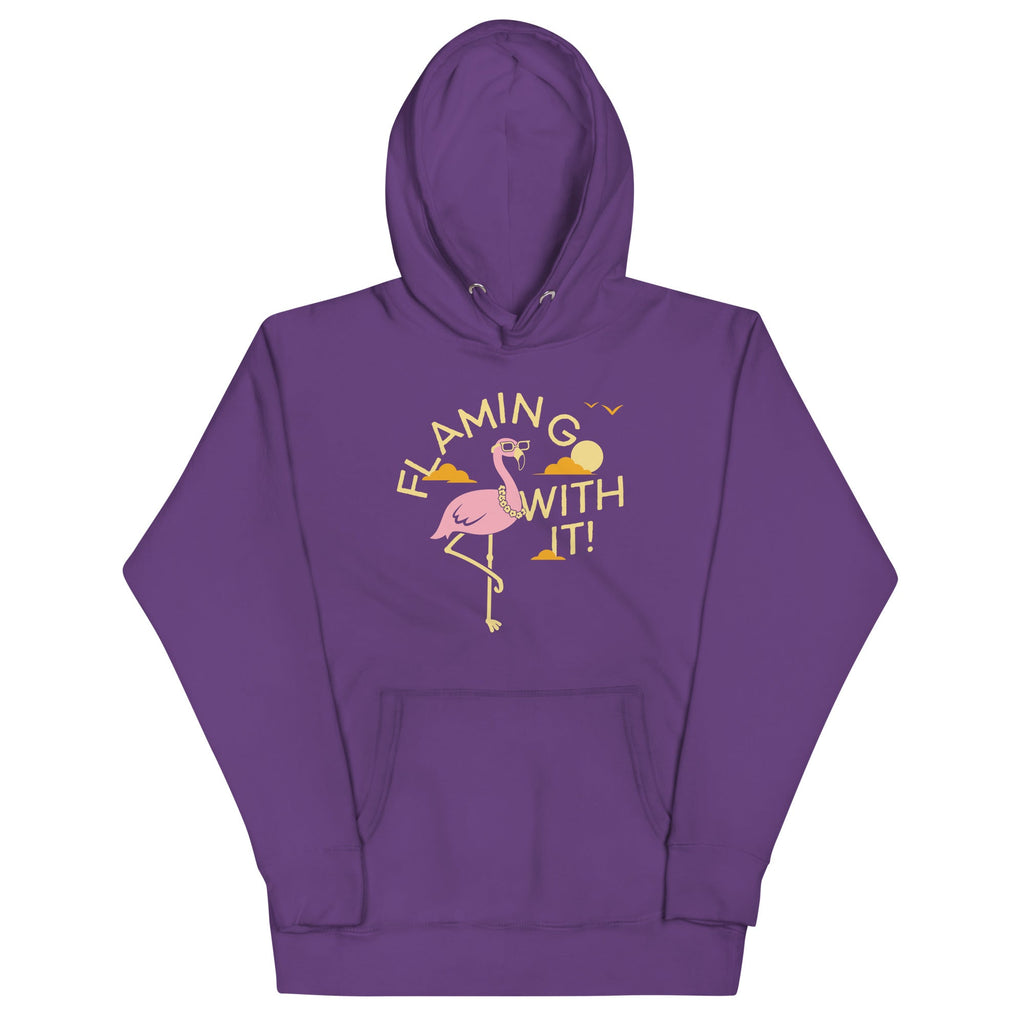 Flamingo With It Unisex Hoodie