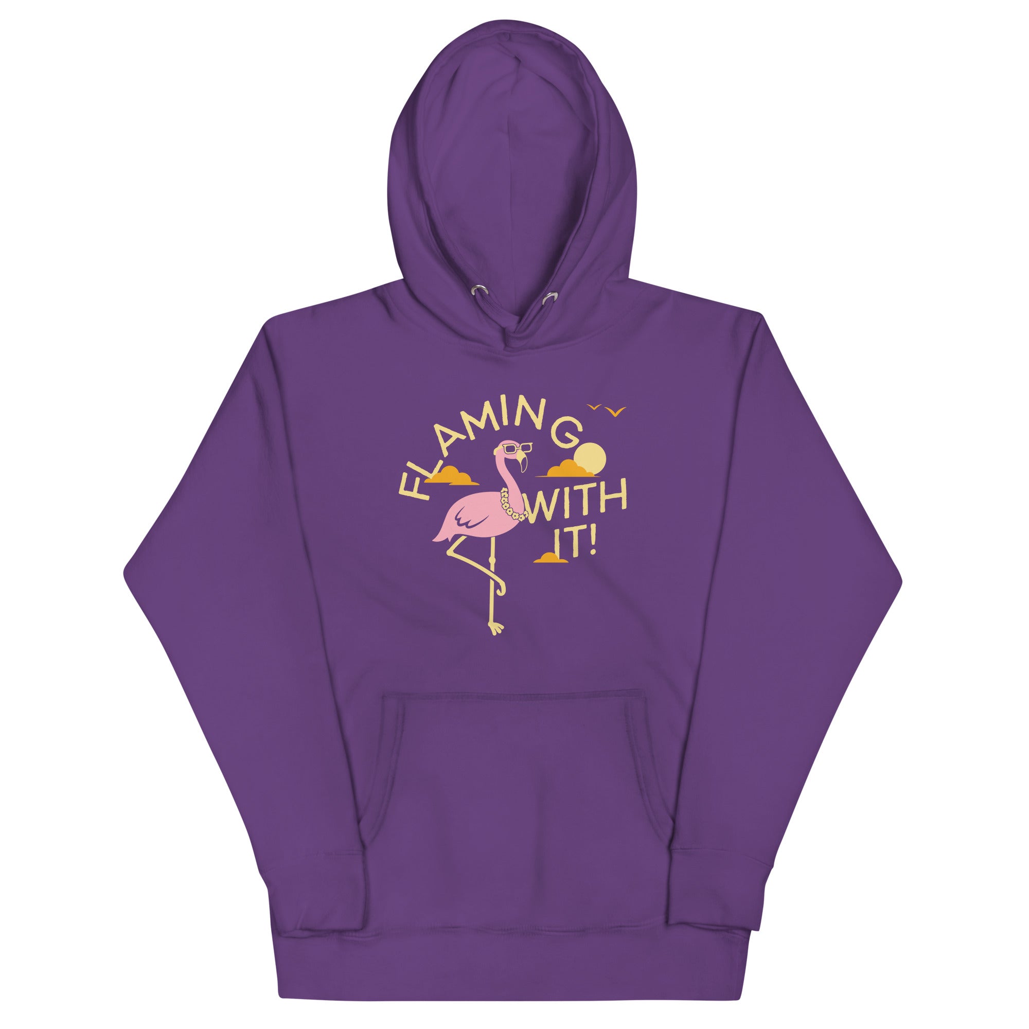 Flamingo With It Unisex Hoodie