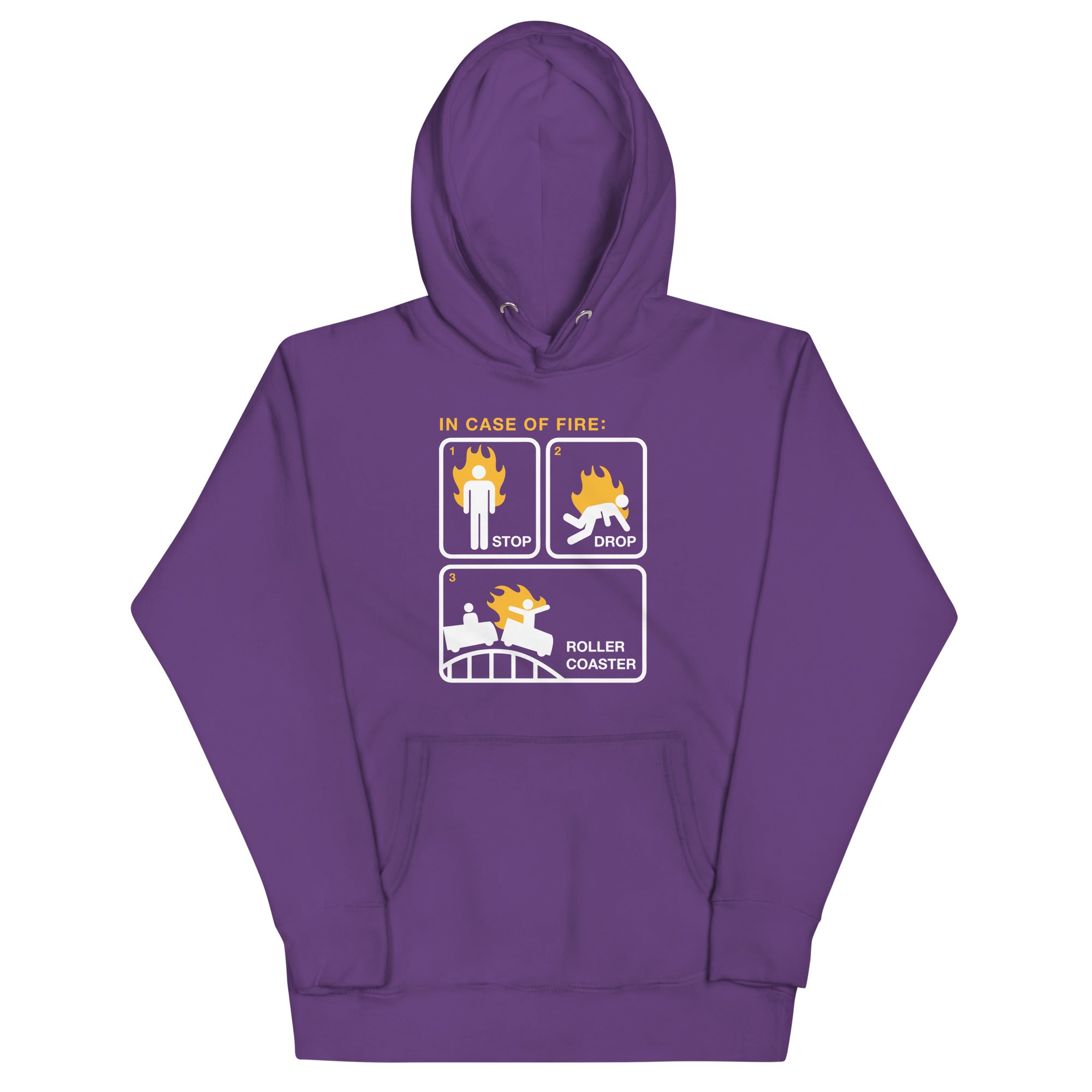 Stop Drop Roller Coaster Unisex Hoodie