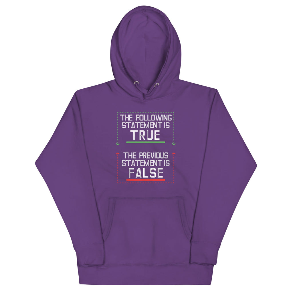 The Following Statement Is True Unisex Hoodie