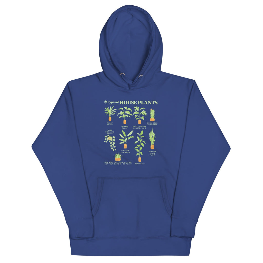Types Of House Plants Unisex Hoodie