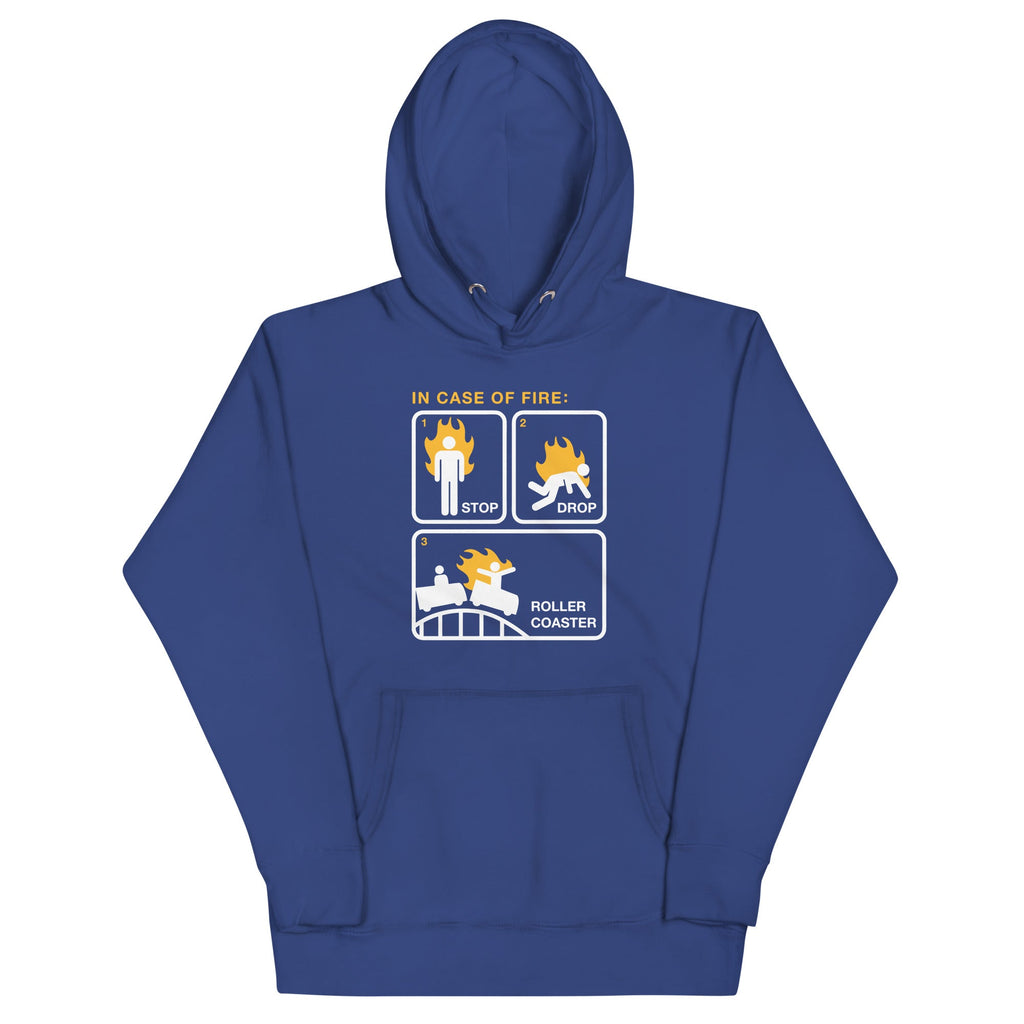 Stop Drop Roller Coaster Unisex Hoodie