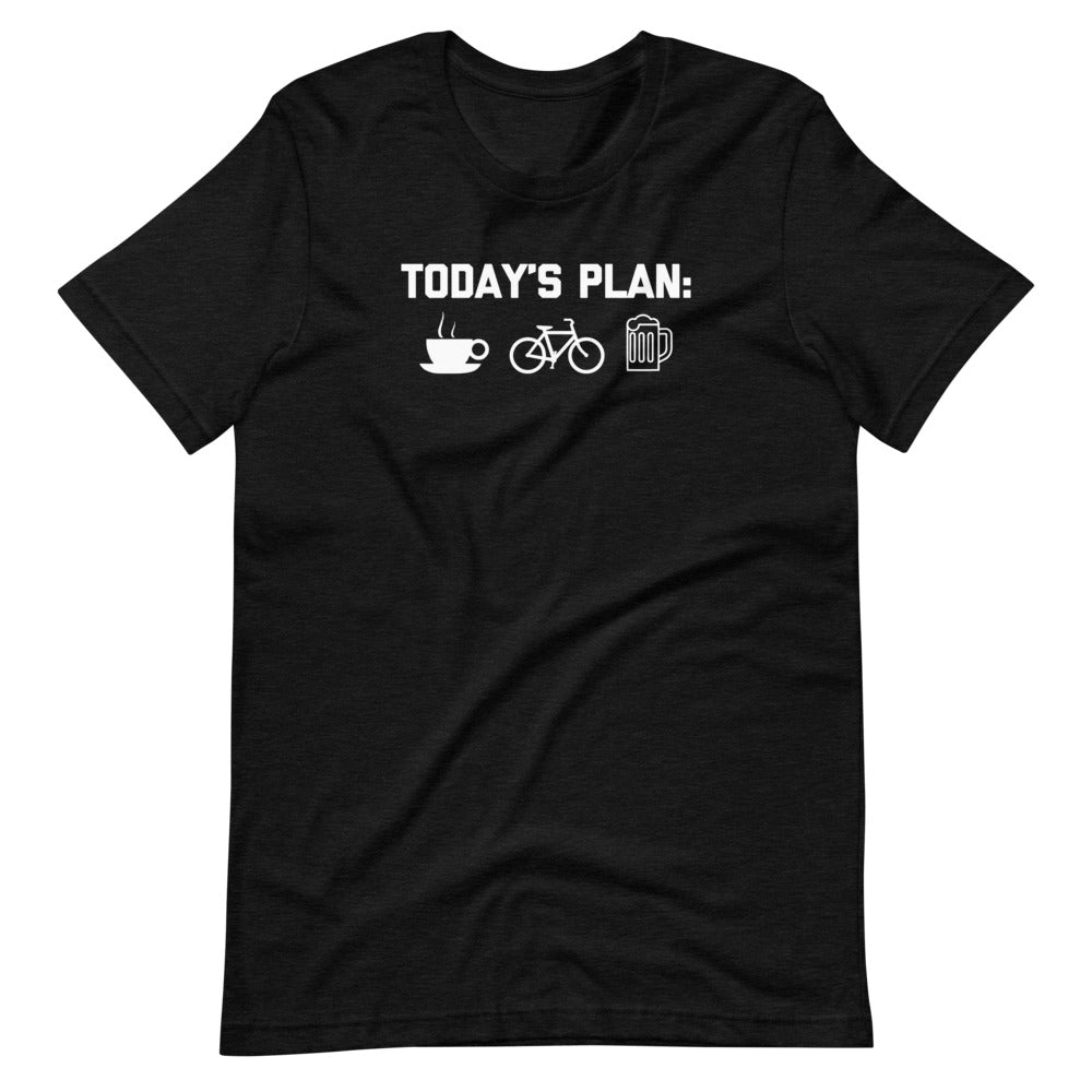Today's Plan: Coffee, Biking, Beer T-Shirt (Unisex) Hoodie, Sweatshirt | CiraTrend.com (Image 5)