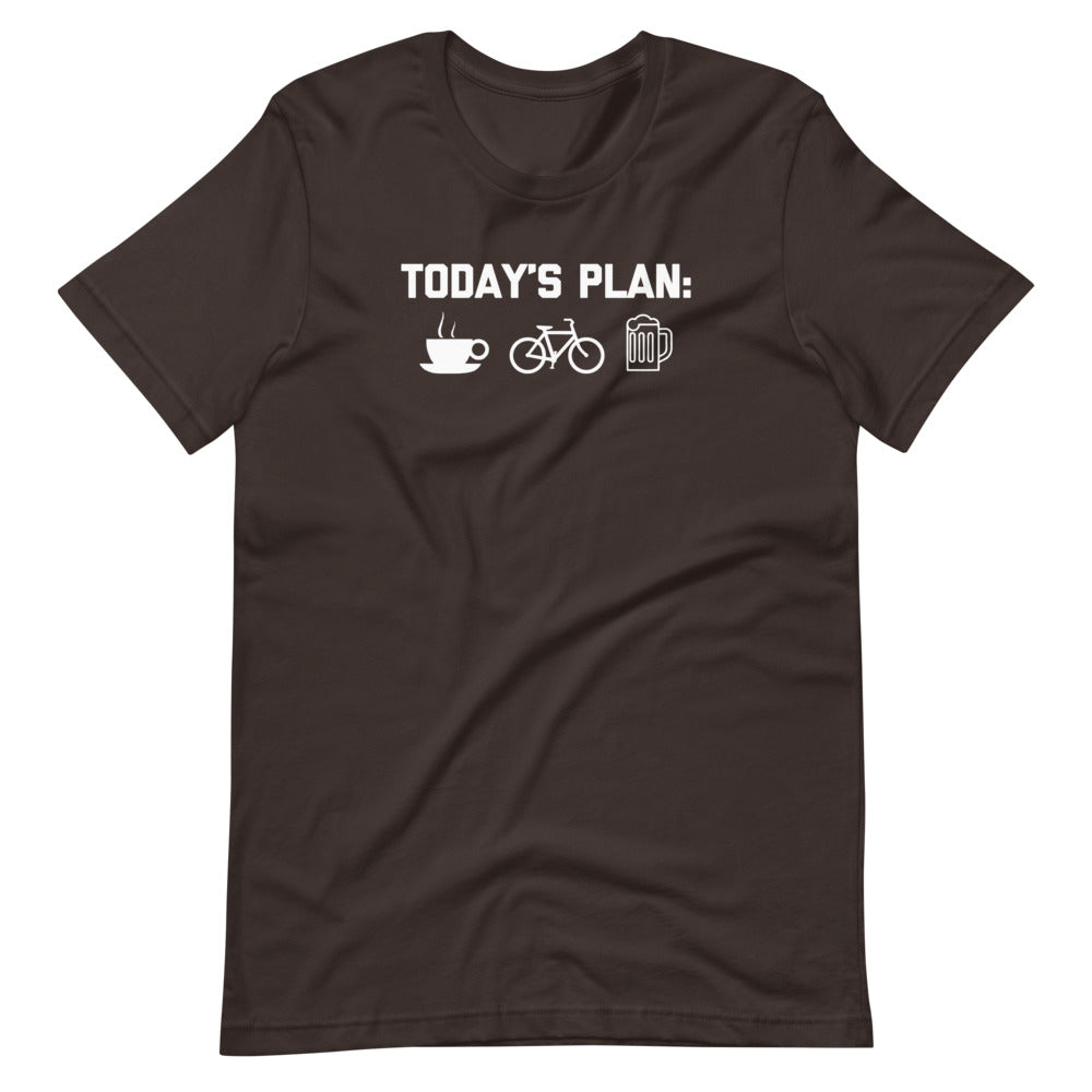 Today's Plan: Coffee, Biking, Beer T-Shirt (Unisex) Hoodie, Sweatshirt | CiraTrend.com (Image 4)