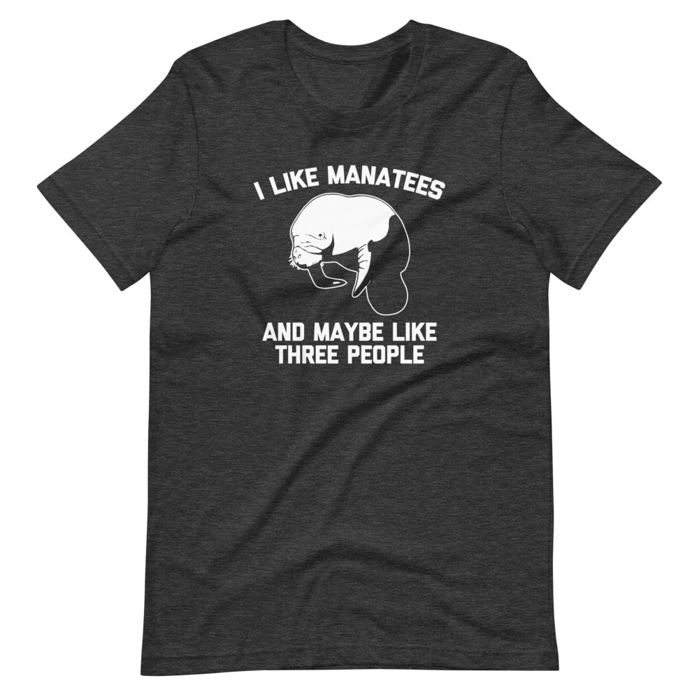 I Like Manatees & Maybe Like Three People T-Shirt (Unisex) Hoodie, Sweatshirt | CiraTrend.com (Image 1)