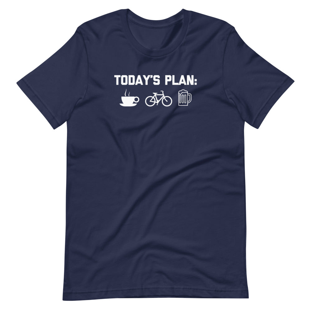 Today's Plan: Coffee, Biking, Beer T-Shirt (Unisex) Hoodie, Sweatshirt | CiraTrend.com (Image 3)