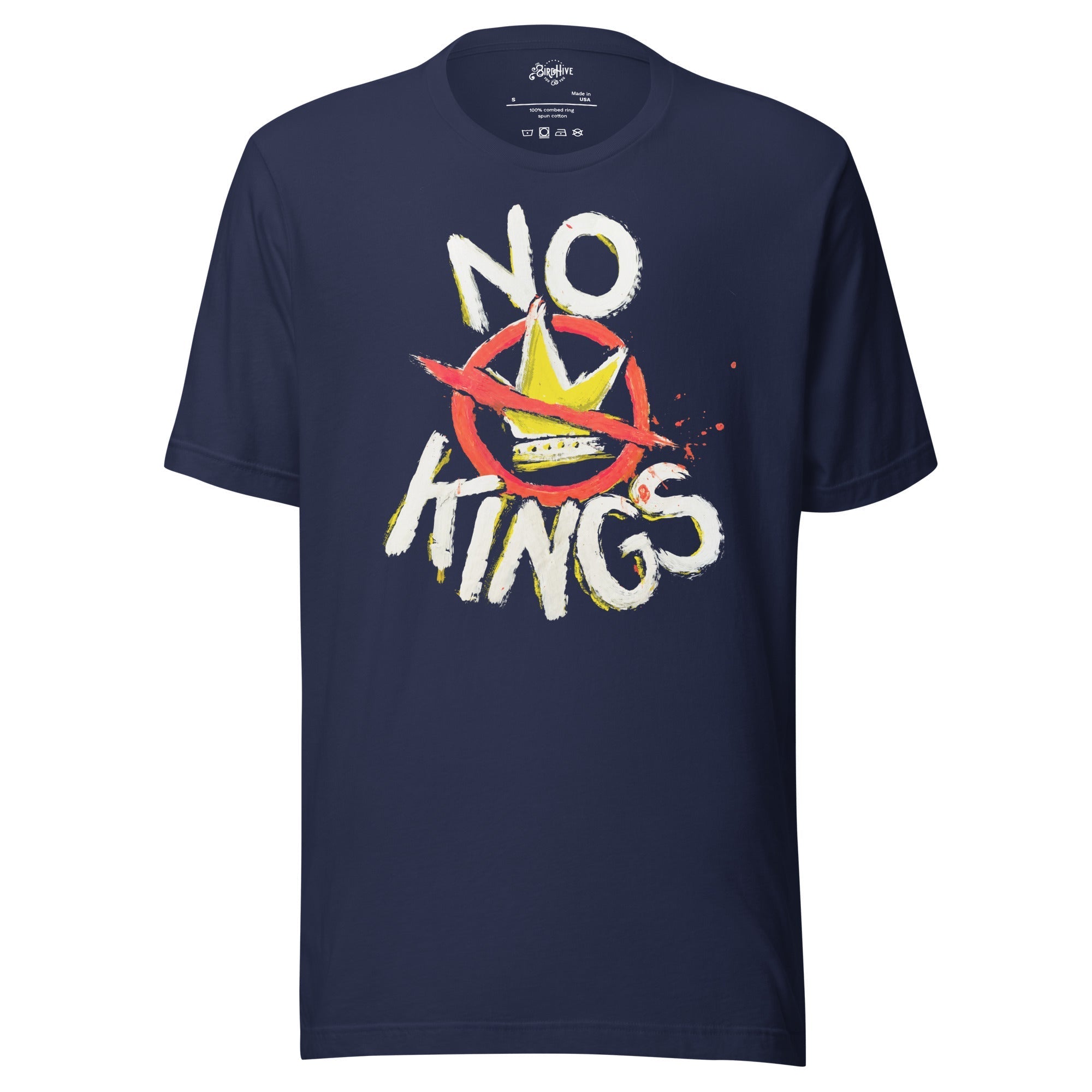 "No Kings" 100%Made in USA- Unisex t-shirt Hoodie, Sweatshirt | CiraTrend.com (Image 2)