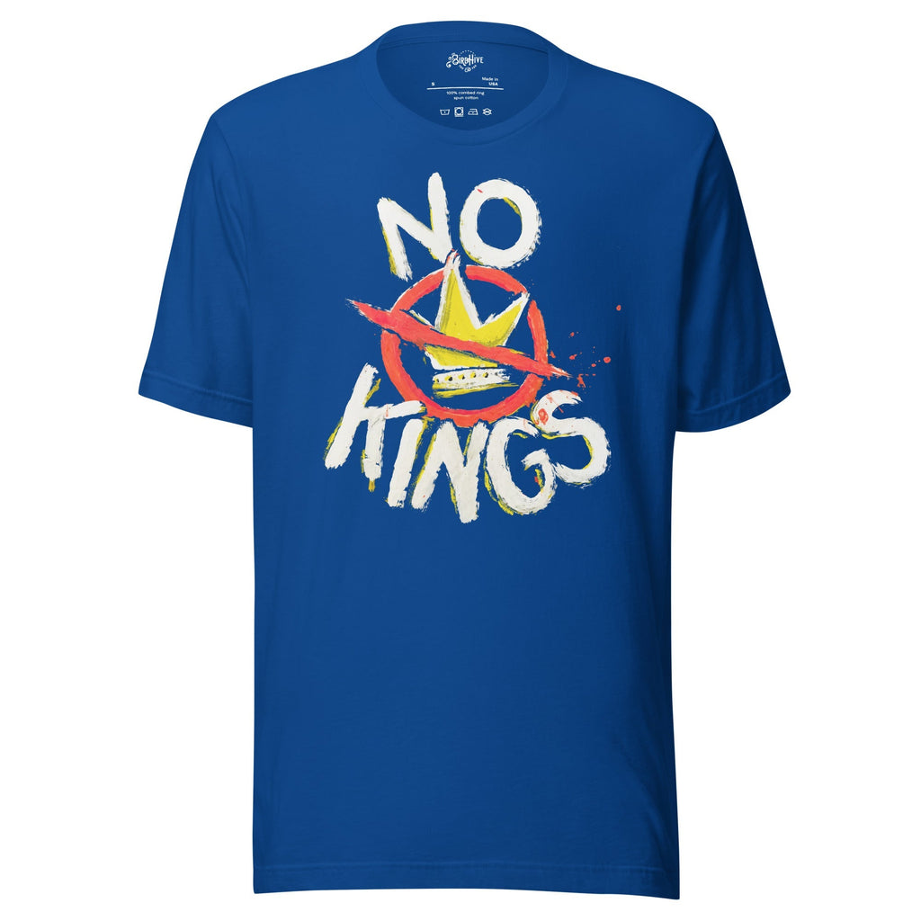 "No Kings" 100%Made in USA- Unisex t-shirt Hoodie, Sweatshirt | CiraTrend.com (Image 3)