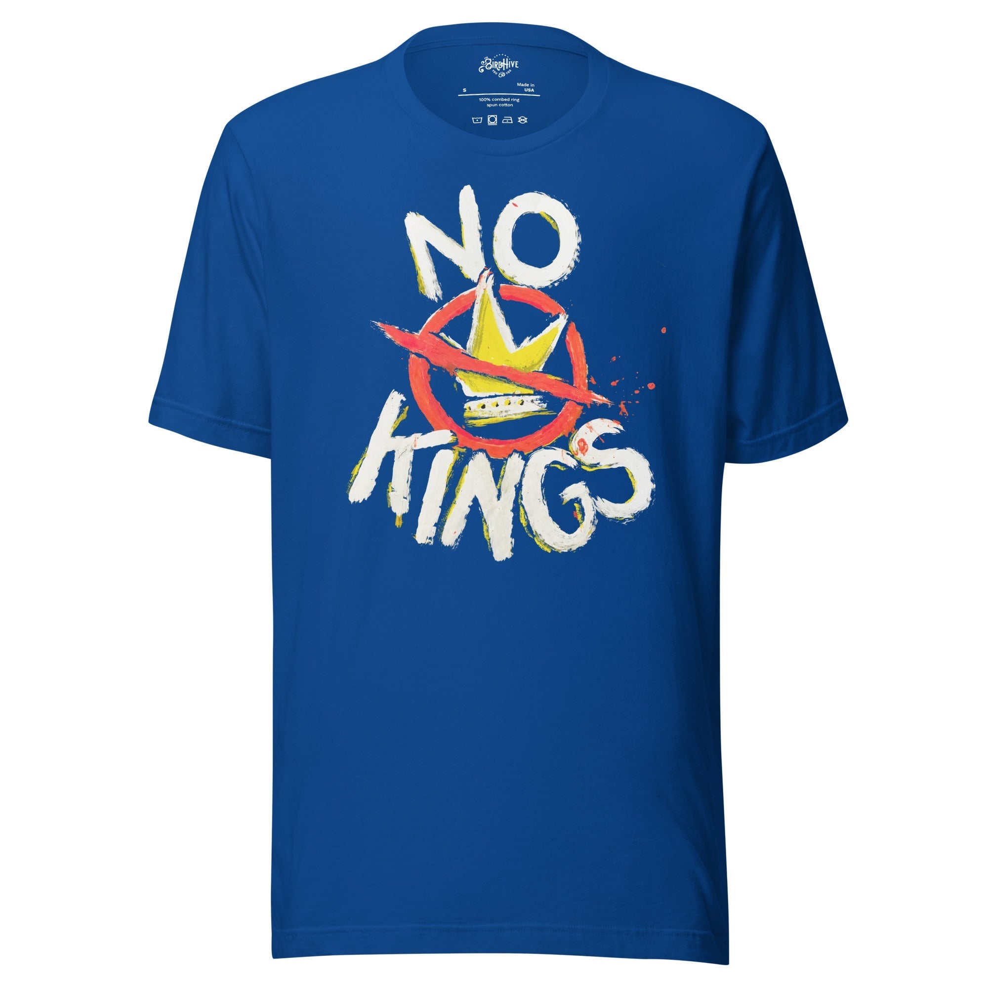 "No Kings" 100%Made in USA- Unisex t-shirt Hoodie, Sweatshirt | CiraTrend.com (Image 3)
