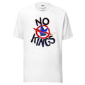 "No Kings" 100%Made in USA- Unisex t-shirt, white Hoodie, Sweatshirt | CiraTrend.com (Image 1)