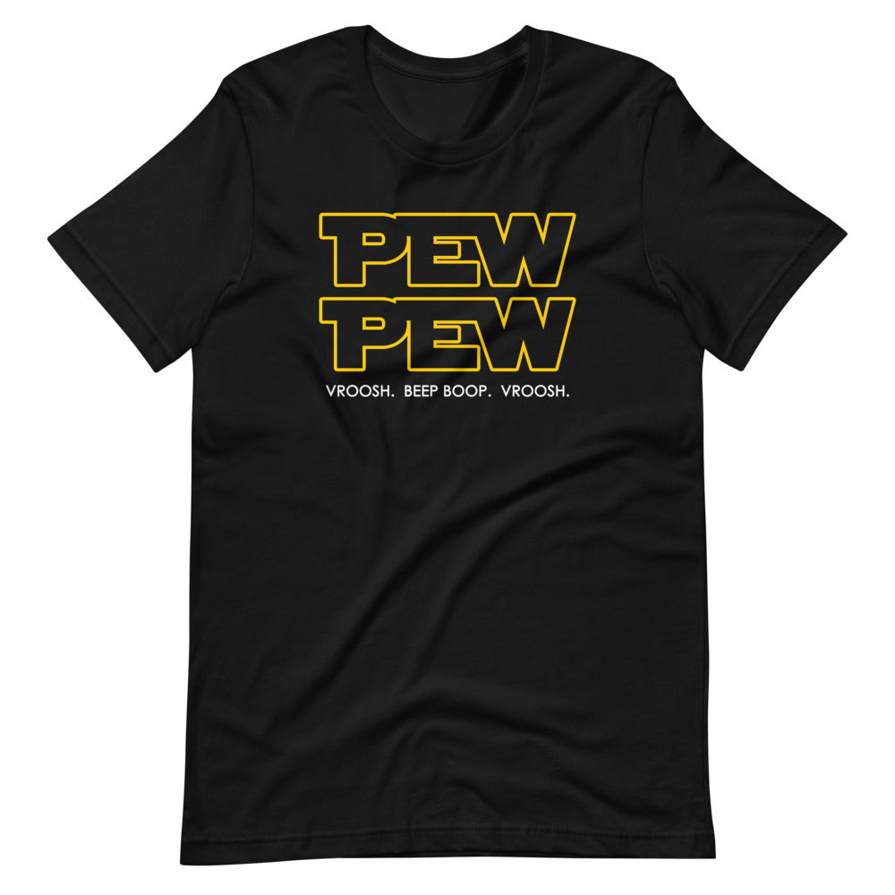Pew Pew (Vroosh, Beep Boop, Vroosh) T-Shirt (Unisex) Hoodie, Sweatshirt | CiraTrend.com (Image 2)