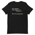 Dear Algebra, Stop Asking Us To Find Your X Men's Signature Tee