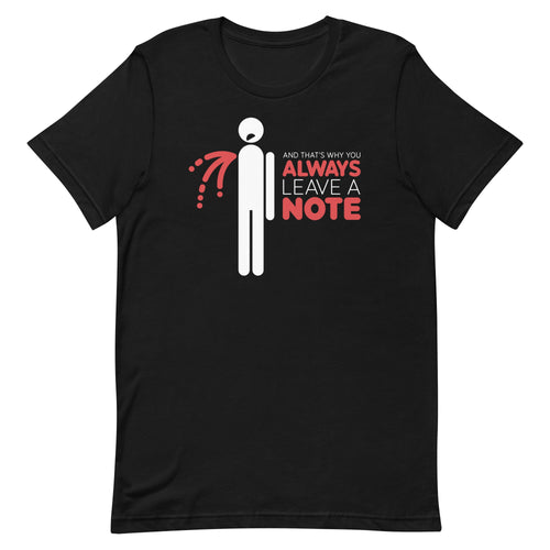 Always Leave A Note Men's Signature Tee
