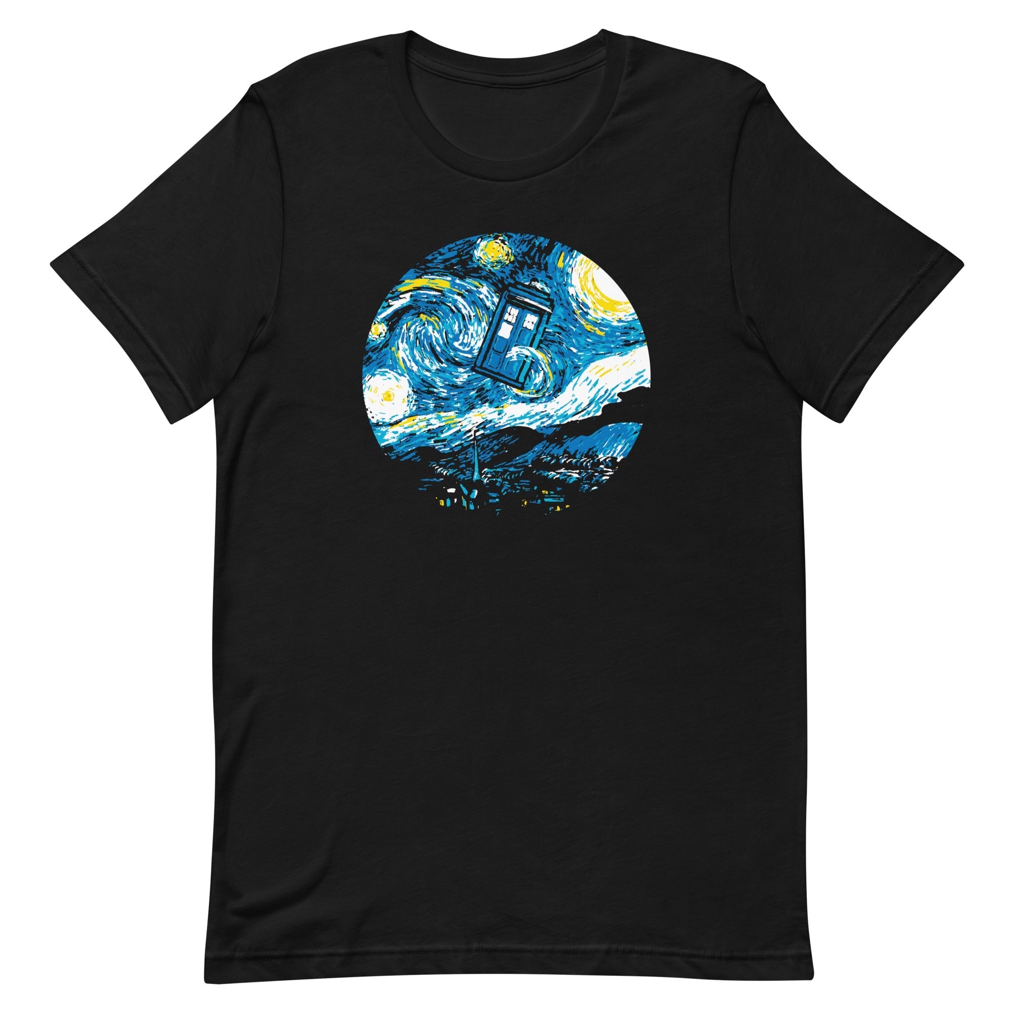 Starry Night Police Box Men's Signature Tee