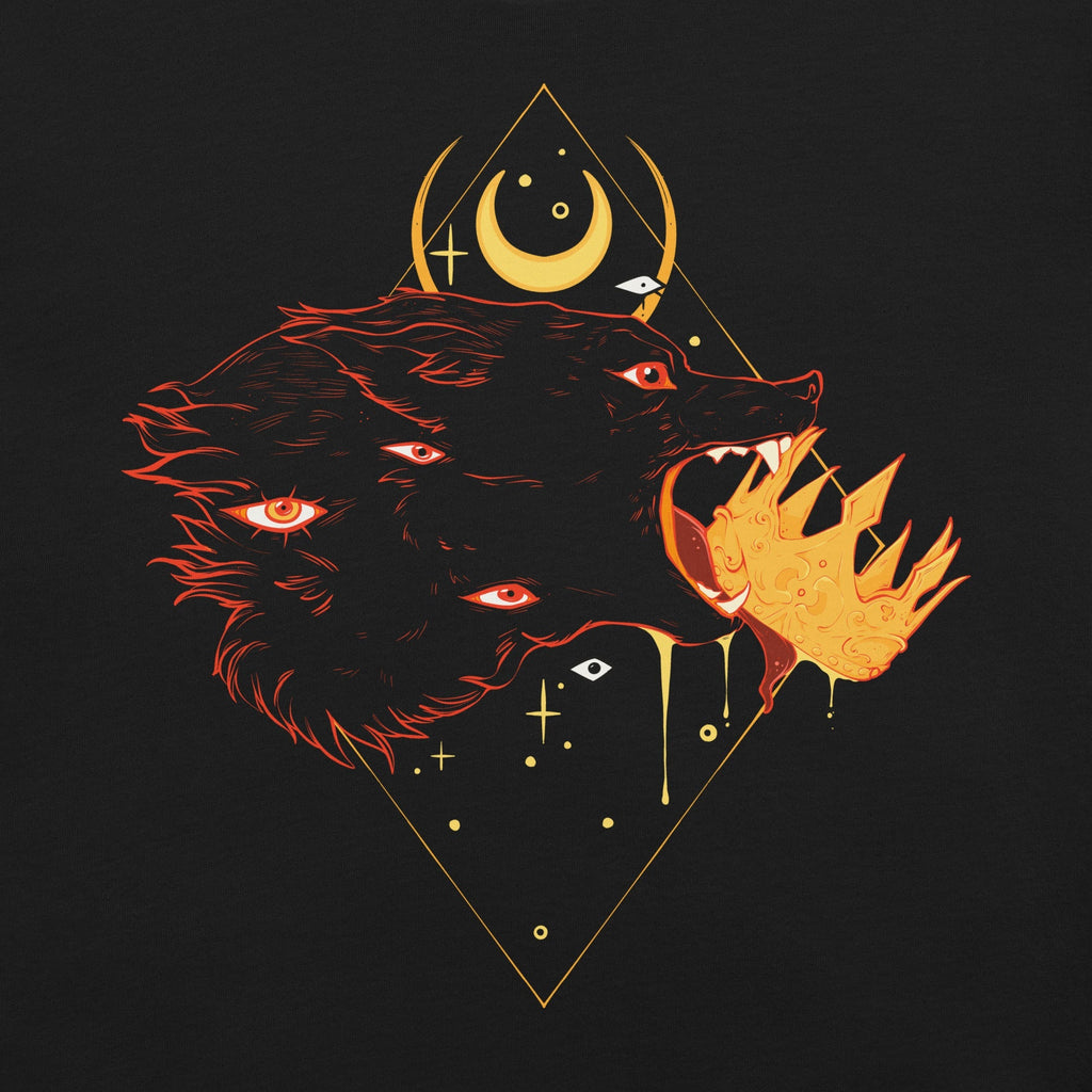 No Kings Wolf, No Text, Unisex T-Shirt Hoodie, Sweatshirt | CiraTrend.com (Image 5)