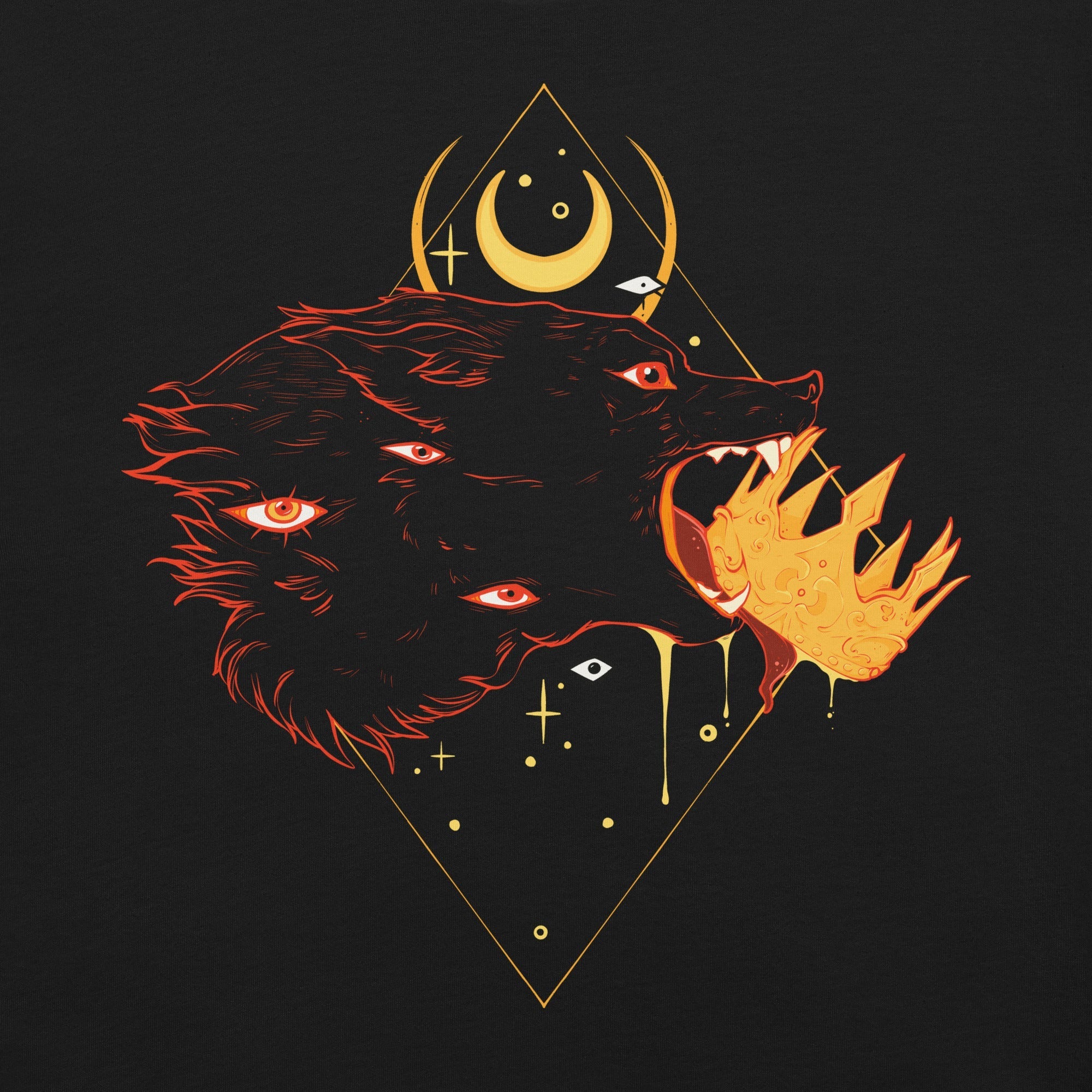No Kings Wolf, No Text, Unisex T-Shirt Hoodie, Sweatshirt | CiraTrend.com (Image 5)