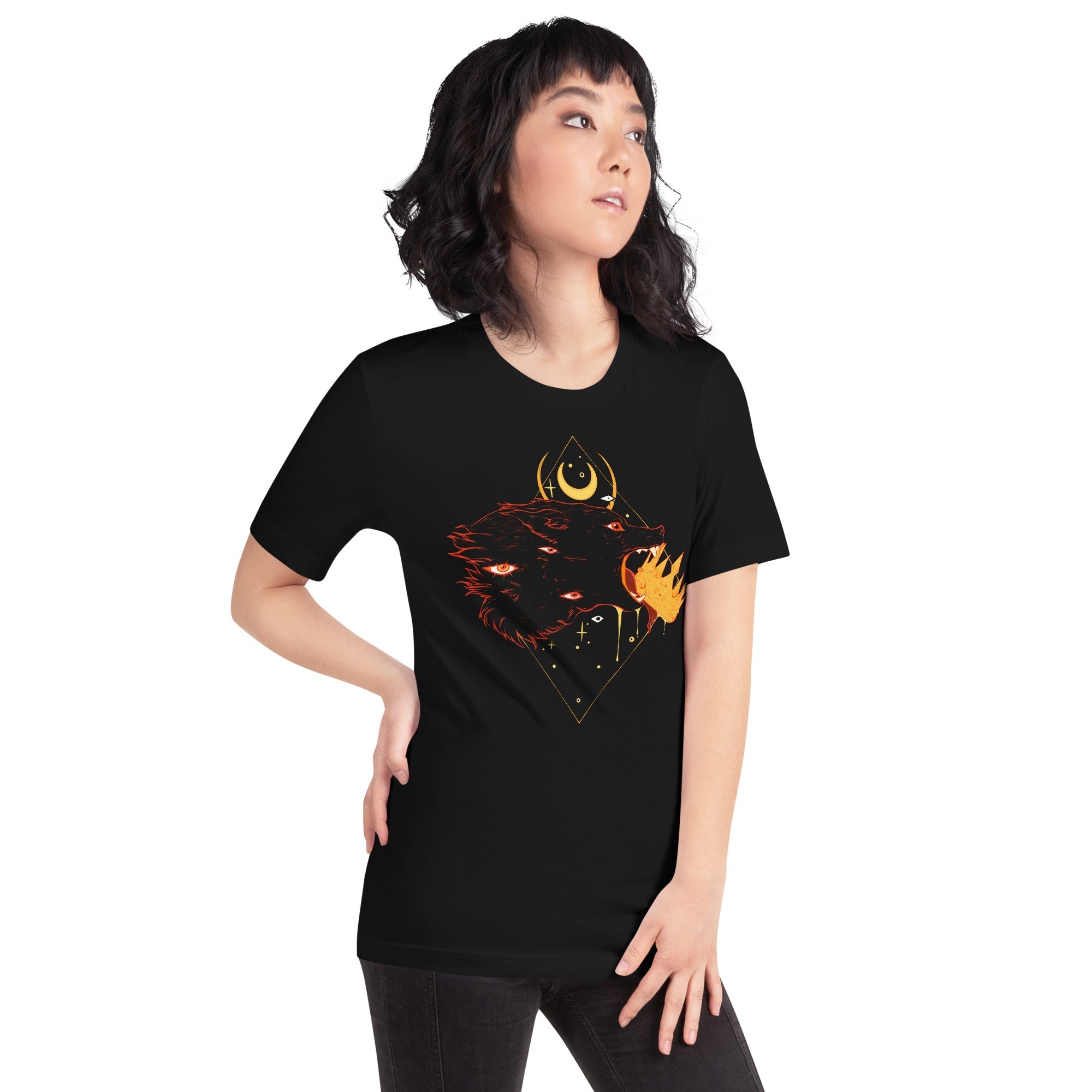 No Kings Wolf, No Text, Unisex T-Shirt Hoodie, Sweatshirt | CiraTrend.com (Image 2)